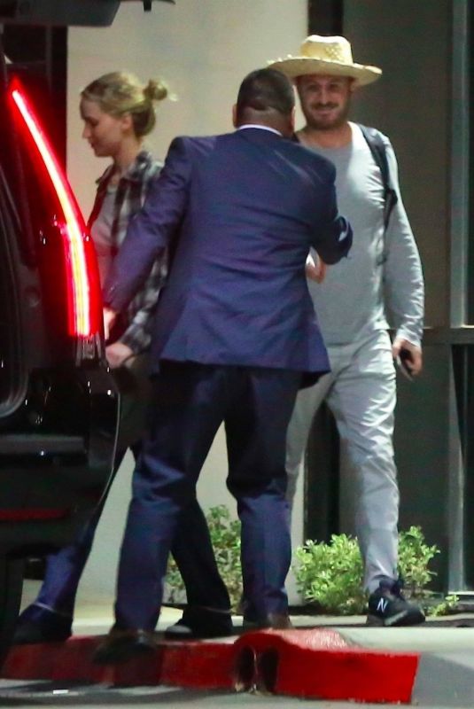 JENNIFER LAWRENCE and Darren Aronofsky Arrives at Their Hotel in Los Angeles 10/26/2017