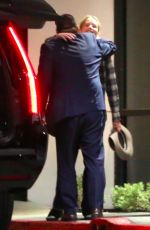 JENNIFER LAWRENCE and Darren Aronofsky Heading to a Hotel in Los Angeles 10/26/2017