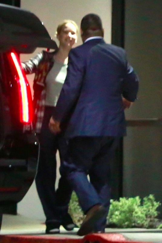 JENNIFER LAWRENCE and Darren Aronofsky Heading to a Hotel in Los Angeles 10/26/2017