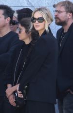 JENNIFER LAWRENCE at Anton Yelchin Life Celebration and Statue Unveiling in Hollywood 10/08/2017