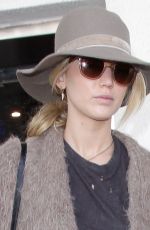 JENNIFER LAWRENCE at LAX Airport in Los Angeles 10/01/2017