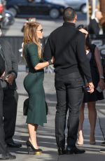 JENNIFER LOPEZ and Alex Rodriguez Arriving at Jimmy Kimmel Live 10/02/2017