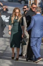 JENNIFER LOPEZ and Alex Rodriguez Arriving at Jimmy Kimmel Live 10/02/2017