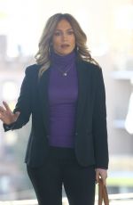 JENNIFER LOPEZ and LEAH REMINI on the Set of Second Act in New York 10/27/2017