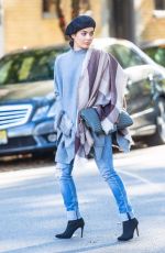 JENNIFER LOPEZ and VANESSA HUDGENS on the Set of Second Act in New York 10/27/2017