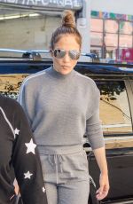 JENNIFER LOPEZ Arrives at a Studio in New York 10/19/2017
