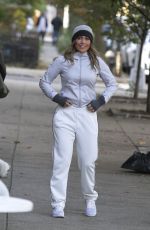 JENNIFER LOPEZ in Workout Clothes on the Set of Second Act in Queens 10/27/2017