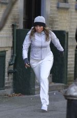 JENNIFER LOPEZ in Workout Clothes on the Set of Second Act in Queens 10/27/2017