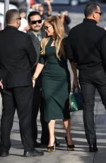 JENNIFER LOPEZ Leaves Jimmy Kimmel Live 10/02/2017