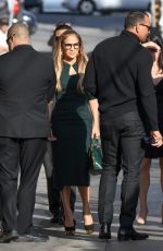 JENNIFER LOPEZ Leaves Jimmy Kimmel Live 10/02/2017