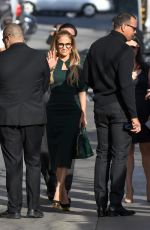 JENNIFER LOPEZ Leaves Jimmy Kimmel Live 10/02/2017
