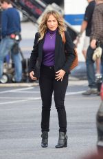 JENNIFER LOPEZ on the Set of Second Act in New York 10/23/2017