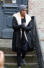 JENNIFER LOPEZ on the Set of Second Act in New York 10/26/2017