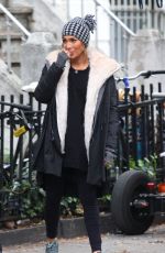 JENNIFER LOPEZ on the Set of Second Act in New York 10/26/2017