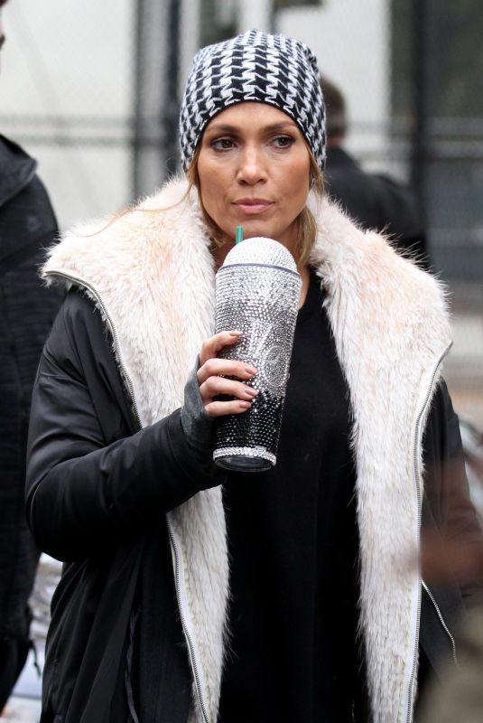 JENNIFER LOPEZ on the Set of Second Act in New York 10/26/2017