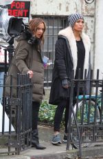 JENNIFER LOPEZ on the Set of Second Act in New York 10/26/2017