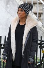 JENNIFER LOPEZ on the Set of Second Act in New York 10/26/2017