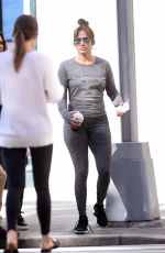 JENNIFER LOPEZ Out for Ice Cream After Workout in New York 10/20/2017