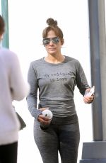JENNIFER LOPEZ Out for Ice Cream After Workout in New York 10/20/2017
