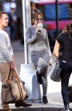 JENNIFER LOPEZ Out for Ice Cream After Workout in New York 10/20/2017
