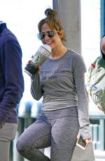 JENNIFER LOPEZ Out for Ice Cream After Workout in New York 10/20/2017