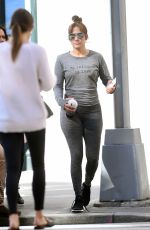 JENNIFER LOPEZ Out for Ice Cream After Workout in New York 10/20/2017