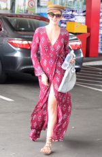 JESINTA FRANKLIN at a Gas Station Sydney 10/15/2017