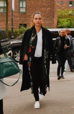 JESSICA ALBA Out in New Yotk 10/26/2017