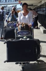 JESSICA and NATALYA WRIGHT at LAX Airport in Los Angeles 10/23/2017