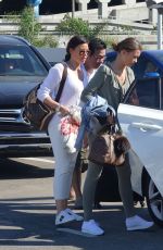 JESSICA and NATALYA WRIGHT at LAX Airport in Los Angeles 10/23/2017
