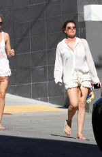 JESSICA and NATALYA WRIGHT Out in West Hollywood 10/252/2017