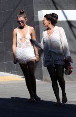 JESSICA and NATALYA WRIGHT Out in West Hollywood 10/252/2017
