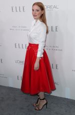 JESSICA CHASTAIN at Elle Women in Hollywood Awards in Los Angeles 10/16/2017