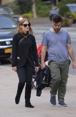 JESSICA CHASTAIN at Lincoln Center in New York 10/07/2017