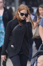 JESSICA CHASTAIN at Lincoln Center in New York 10/07/2017