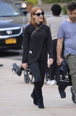 JESSICA CHASTAIN at Lincoln Center in New York 10/07/2017