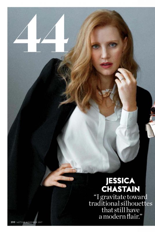 JESSICA CHASTAIN in Instyle Magazine, November 2017