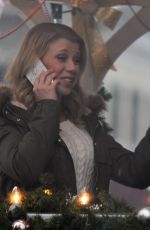 JODIE SWEETIN on the Set of a Christmas Movie in Vancouver 10/13/2017