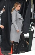 JODIE SWEETIN on the Set of a Christmas Movie in Vancouver 10/13/2017