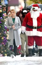 JODIE SWEETIN on the Set of a Christmas Movie in Vancouver 10/13/2017