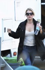 JODIE SWEETIN on the Set of Finding Santa in Vancouver 10/03/2017