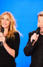 JULIA ROBERTS at Late Late Show with James Corden in Los Angeles 10/03/2017