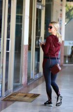 JULIANNE HOUGH Arrives at a Salon in Studio City 10/11/2017