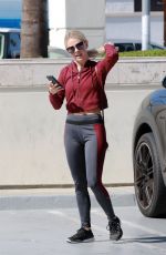JULIANNE HOUGH at a Tanning Salon in Studio City 10/11/2017