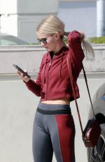 JULIANNE HOUGH at a Tanning Salon in Studio City 10/11/2017