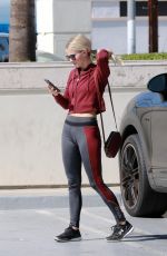 JULIANNE HOUGH at a Tanning Salon in Studio City 10/11/2017