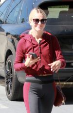JULIANNE HOUGH at a Tanning Salon in Studio City 10/11/2017
