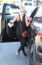 JULIANNE HOUGH at Alfred Coffee in West Hollywood 10/10/2017