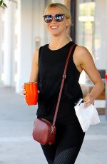 JULIANNE HOUGH at Alfred Coffee in West Hollywood 10/10/2017