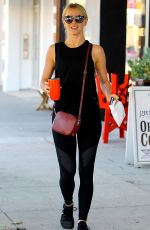 JULIANNE HOUGH at Alfred Coffee in West Hollywood 10/10/2017